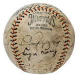 1931 Yankees (13) Babe Ruth, Lou Gehrig, +11 Signed Spalding Baseball JSA LOA