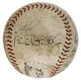 1931 Yankees (13) Babe Ruth, Lou Gehrig, +11 Signed Spalding Baseball JSA LOA
