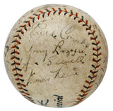 1931 Yankees (13) Babe Ruth, Lou Gehrig, +11 Signed Spalding Baseball JSA LOA