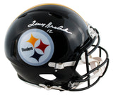 Steelers Terry Bradshaw Signed Full Size Speed Proline Helmet W/ Case BAS Wit