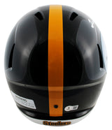 Steelers Terry Bradshaw Signed Full Size Speed Rep Helmet W/ Case BAS Witnessed