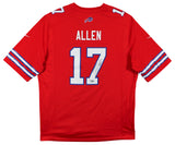 Bills Josh Allen Authentic Signed Red Nike Game Jersey w/ Black Sig Fanatics