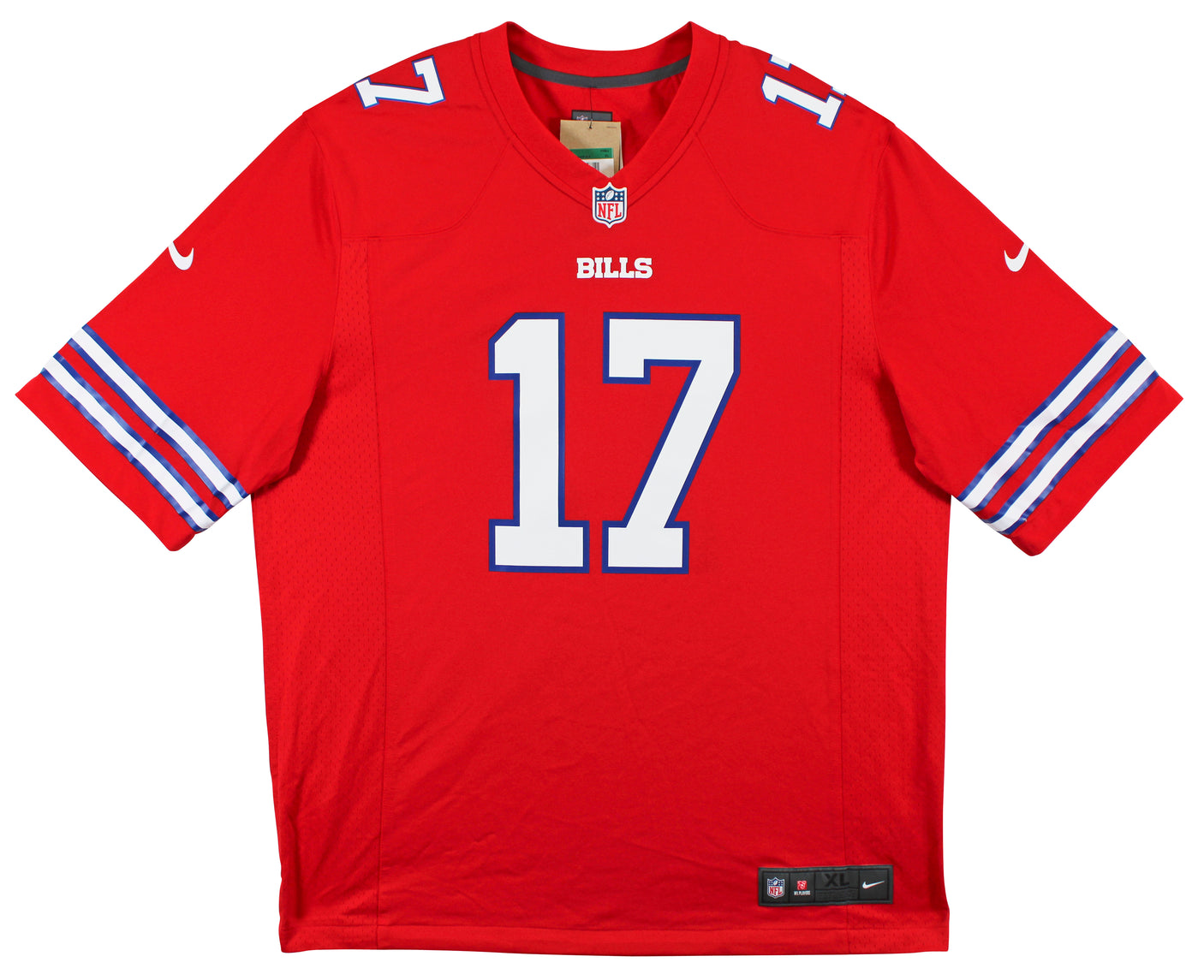 Bills Josh Allen Authentic Signed Red Nike Game Jersey w/ Black Sig Fanatics