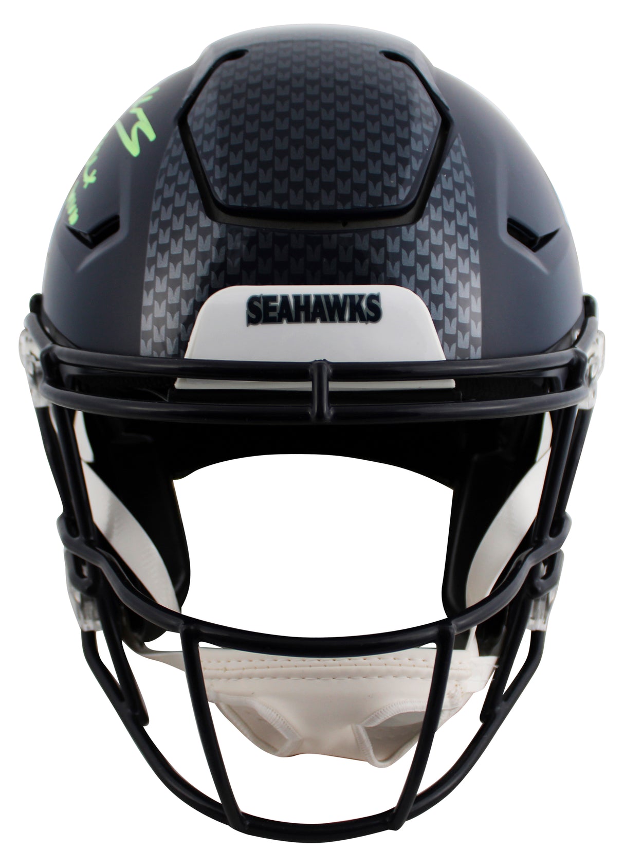 Seahawks Kenneth Walker III "SB LX MVP" Signed Speed Flex F/S Helmet BAS Witness