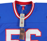 Giants Lawrence Taylor Signed 1986 Blue M&N TB Jersey BAS Witnessed #2W424447