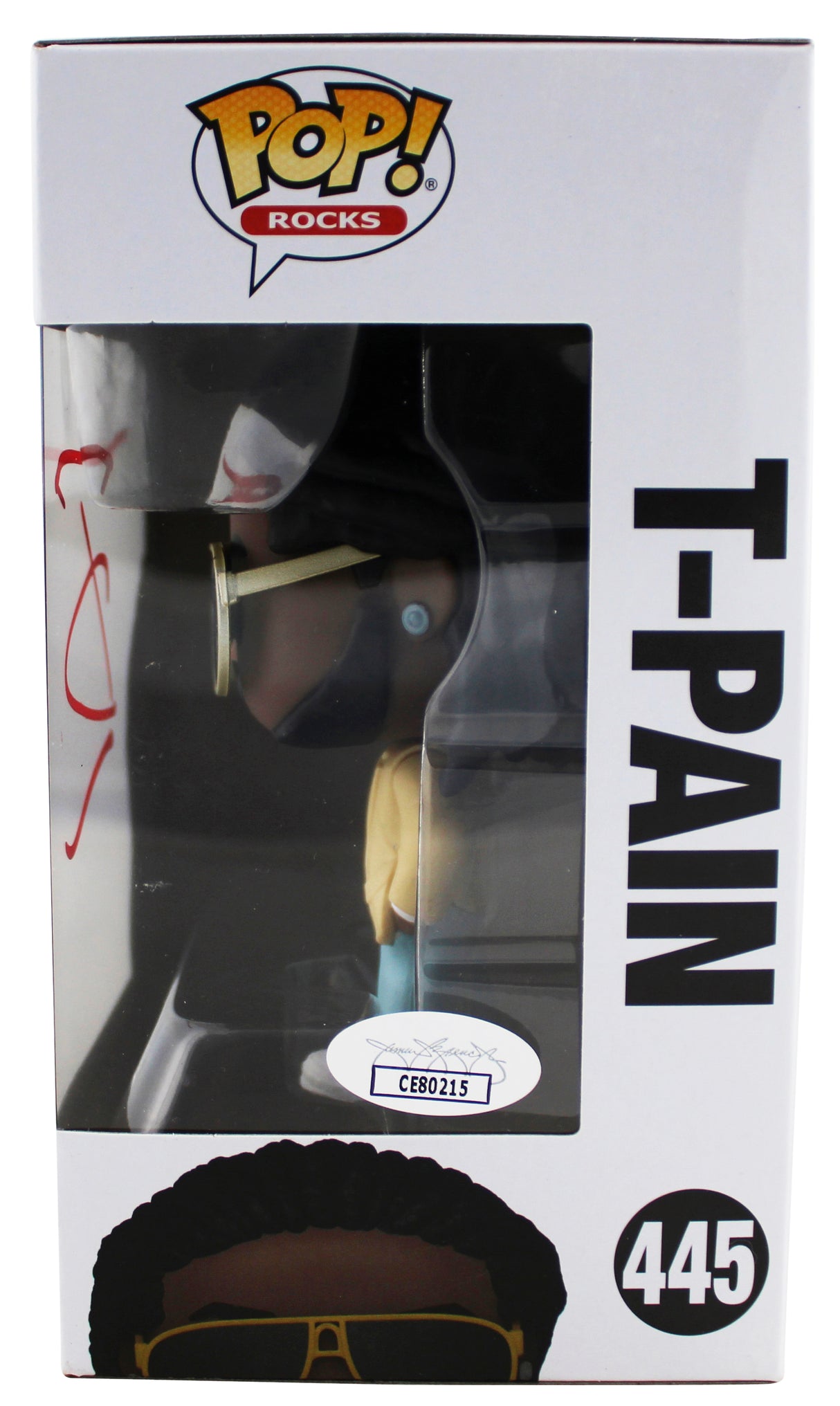 T-Pain Authentic Signed T-Pain #445 Funko Pop Vinyl Figure JSA #CE80215