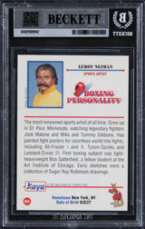 Leroy Neiman Authentic Signed 1991 Kayo #1 Card Autographed BAS Slabbed