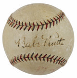 Yankees Babe Ruth Authentic Signed Baseball PSA/DNA #AO02746