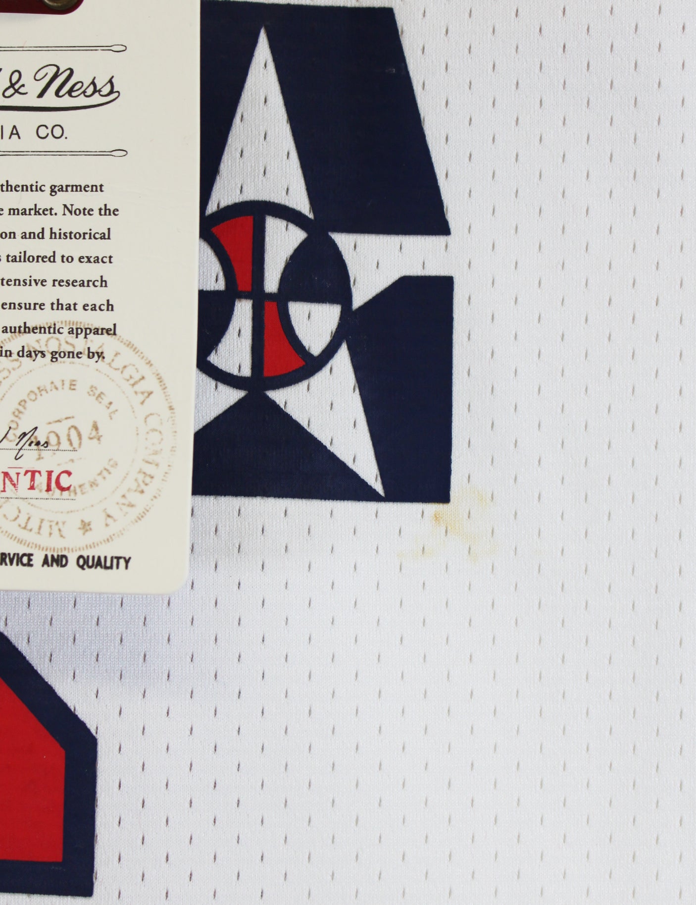 Knicks Patrick Ewing Signed White M&N 1992 USA Authentic Jersey BAS #BV01198