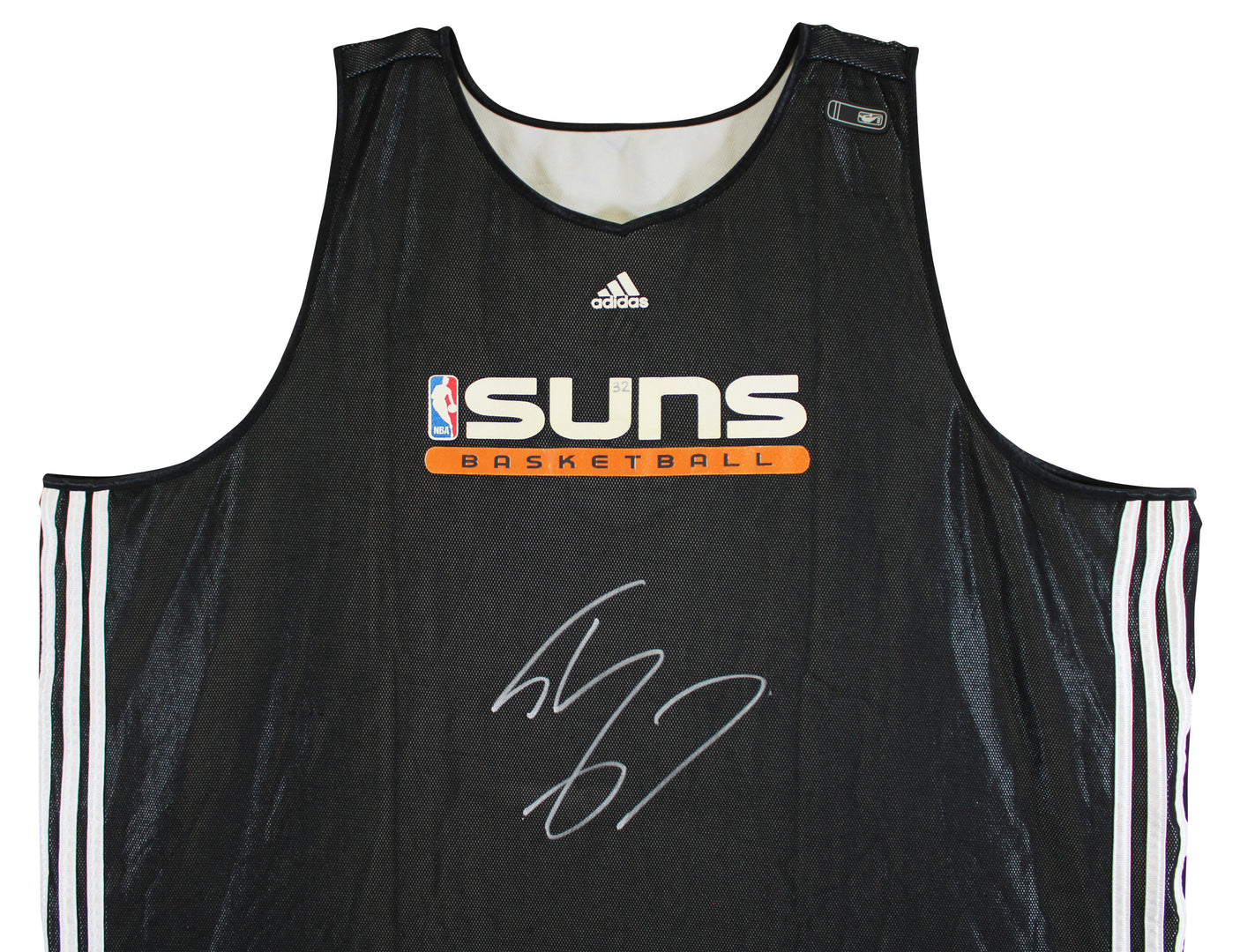 Shaquille O'Neal Signed Black Adidas Practice Reversible Jersey BAS W #WX21539