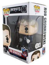 Patriots Rob Gronkowski Signed Patriots #56 Funko Pop Vinyl Figure BAS #BQ56273