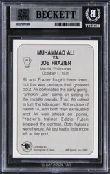 Joe Frazier Authentic Signed 1991 All World #148 Card Autographed BAS Slabbed