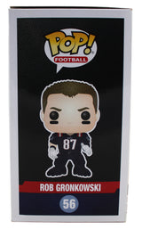 Patriots Rob Gronkowski Signed Patriots #56 Funko Pop Vinyl Figure BAS #BQ56273