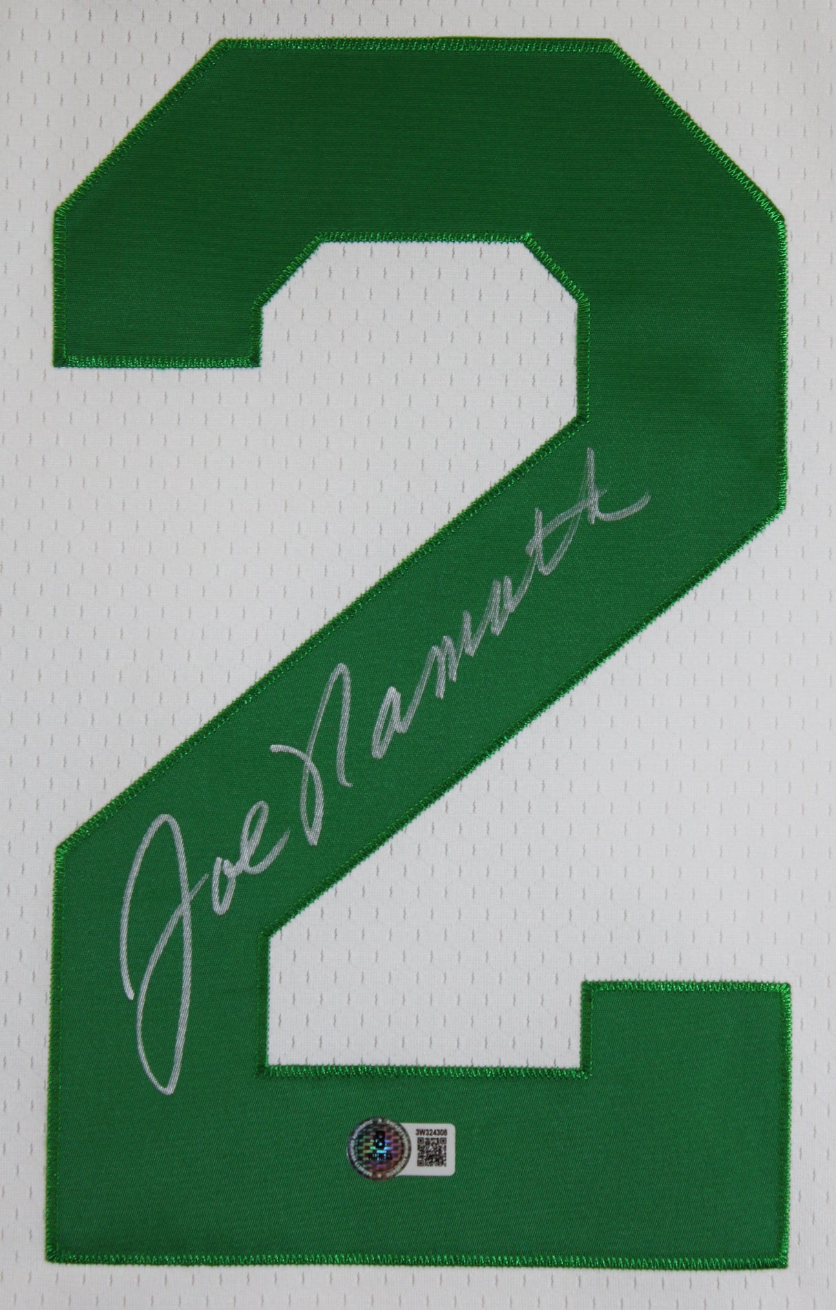 Jets Joe Namath Authentic Signed White Mitchell & Ness Jersey BAS Witnessed