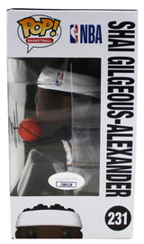 Thunder Shai Gilgeous-Alexander Signed OKC #231 Funko Pop Figure JSA #CE80228