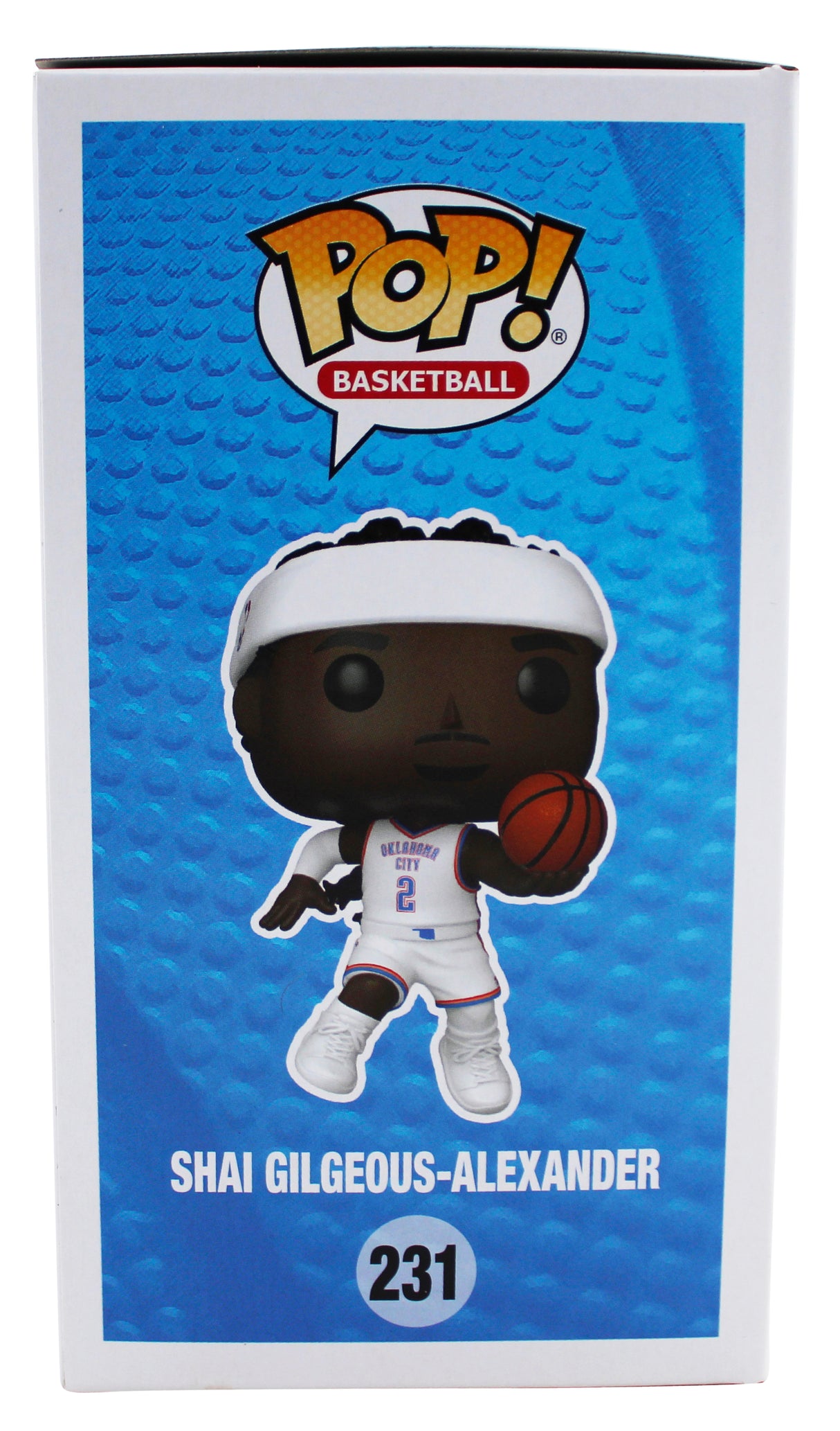 Thunder Shai Gilgeous-Alexander Signed OKC #231 Funko Pop Figure JSA #CE80228