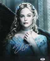 Angelina Jolie & Elle Fanning Maleficent Signed 11x14 Photo Framed Display PSA