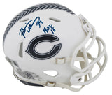 Bears Brian Urlacher "HOF 18" Signed STS III Speed Mini Helmet BAS Witnessed