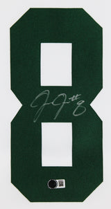 Packers Josh Jacobs Authentic Signed White Nike Game Framed Jersey BAS Witnessed