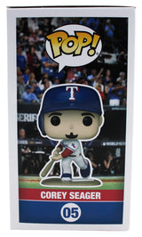 Rangers Corey Seager Signed Texas Rangers #05 Funko Pop Figure JSA #CD80414