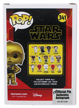 Anthony Daniels Star Wars "C-3PO" Signed #341 Funko Pop Figure BAS #BU60493