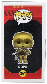 Anthony Daniels Star Wars "C-3PO" Signed #341 Funko Pop Figure BAS #BU60493