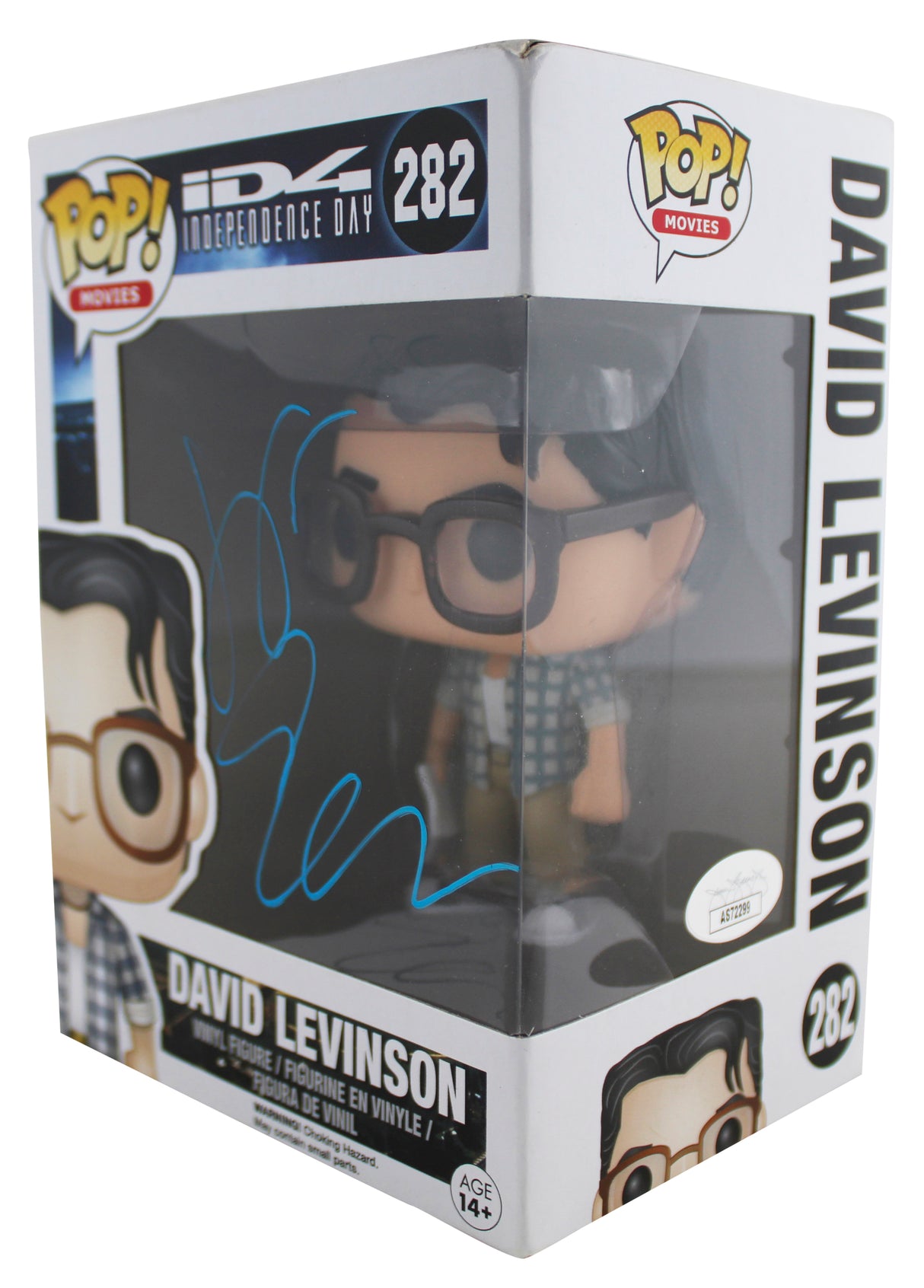 Jeff Goldblum Signed Independence Day #282 Funko Pop Vinyl Figure JSA #AS72299