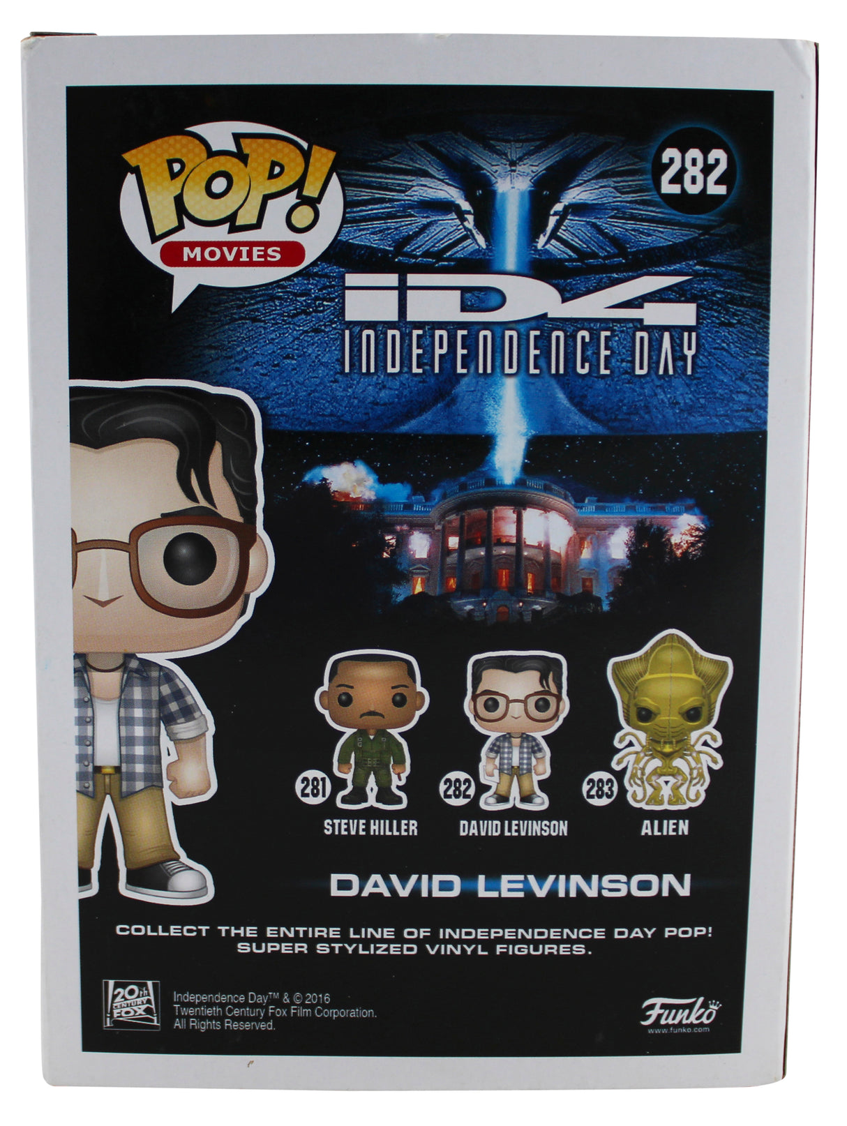 Jeff Goldblum Signed Independence Day #282 Funko Pop Vinyl Figure JSA #AS72299