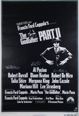 Al Pacino, Robert De Niro & Talia Shire The Godfather Signed 27x40 Poster BAS