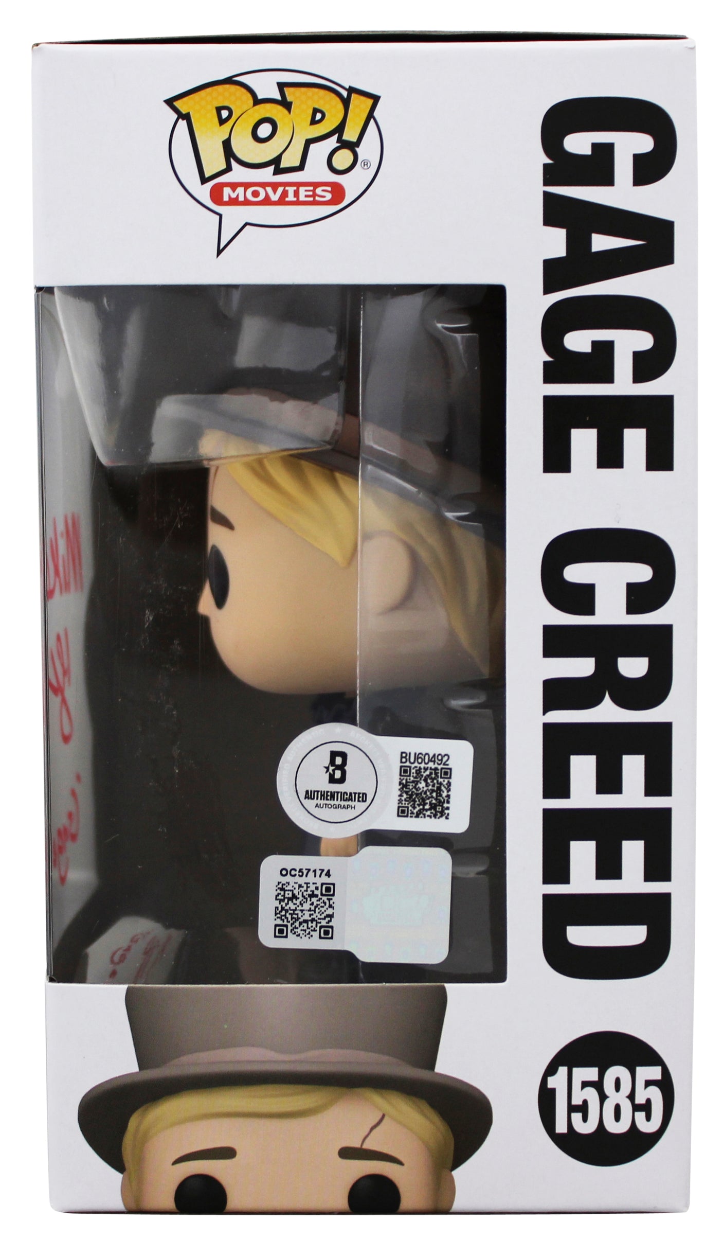Miko Hughes Pet Sematary "Gage" Signed #1585 Funko Pop Vinyl Figure BAS #BU60492