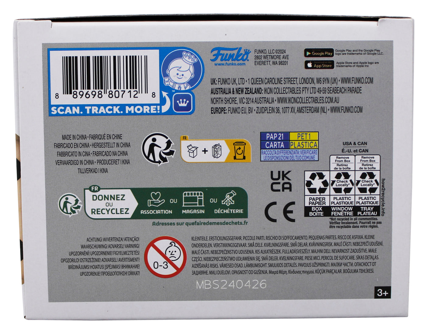 Miko Hughes Pet Sematary "Gage" Signed #1585 Funko Pop Vinyl Figure BAS #BU60492