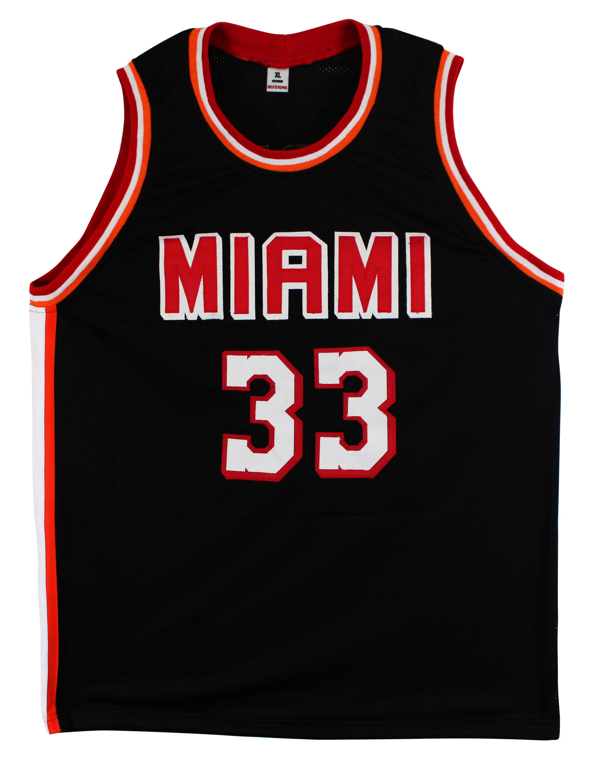 Alonzo Mourning Authentic Signed Black Pro Style Jersey JSA Witness 2