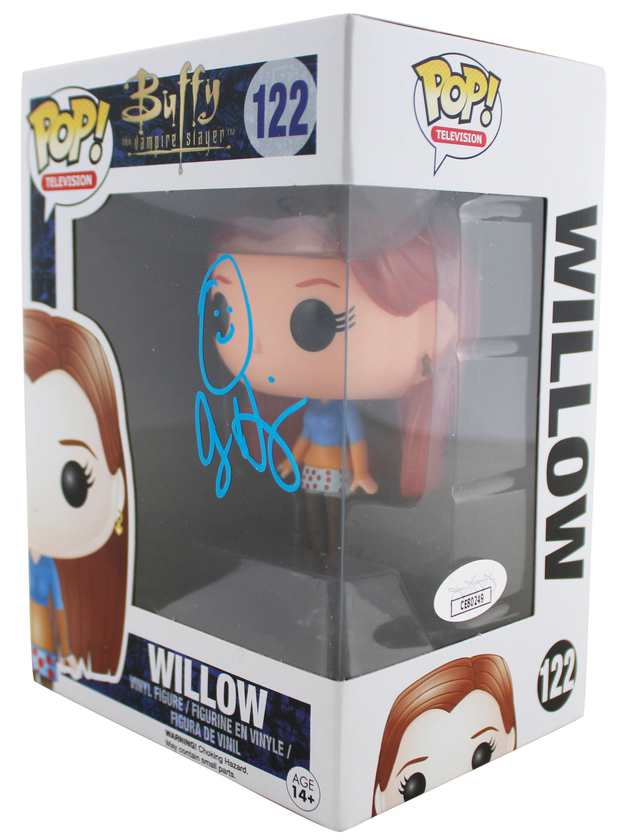 Alyson Hannigan Buffy Signed Willow #122 Funko Pop Vinyl Figure JSA #CE80249