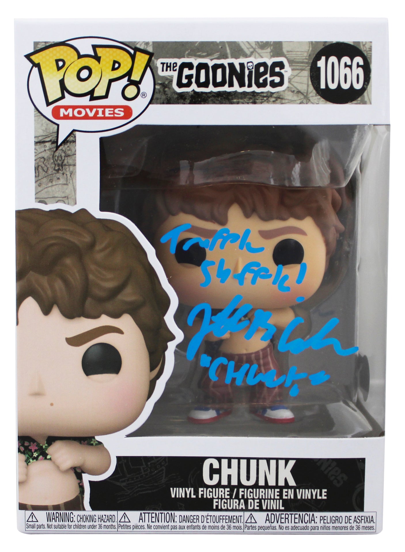Jeff Cohen The Goonies "2x Insc" Signed #1066 Funko Pop Figure BAS #BU60495