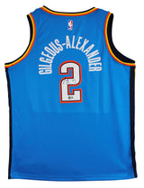Thunder Shai Gilgeous-Alexander Signed Blue Nike Icon Edition Jersey BAS