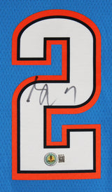 Thunder Shai Gilgeous-Alexander Signed Blue Nike Icon Edition Jersey BAS