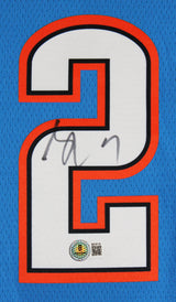 Thunder Shai Gilgeous-Alexander Signed Blue Nike Icon Edition Jersey BAS