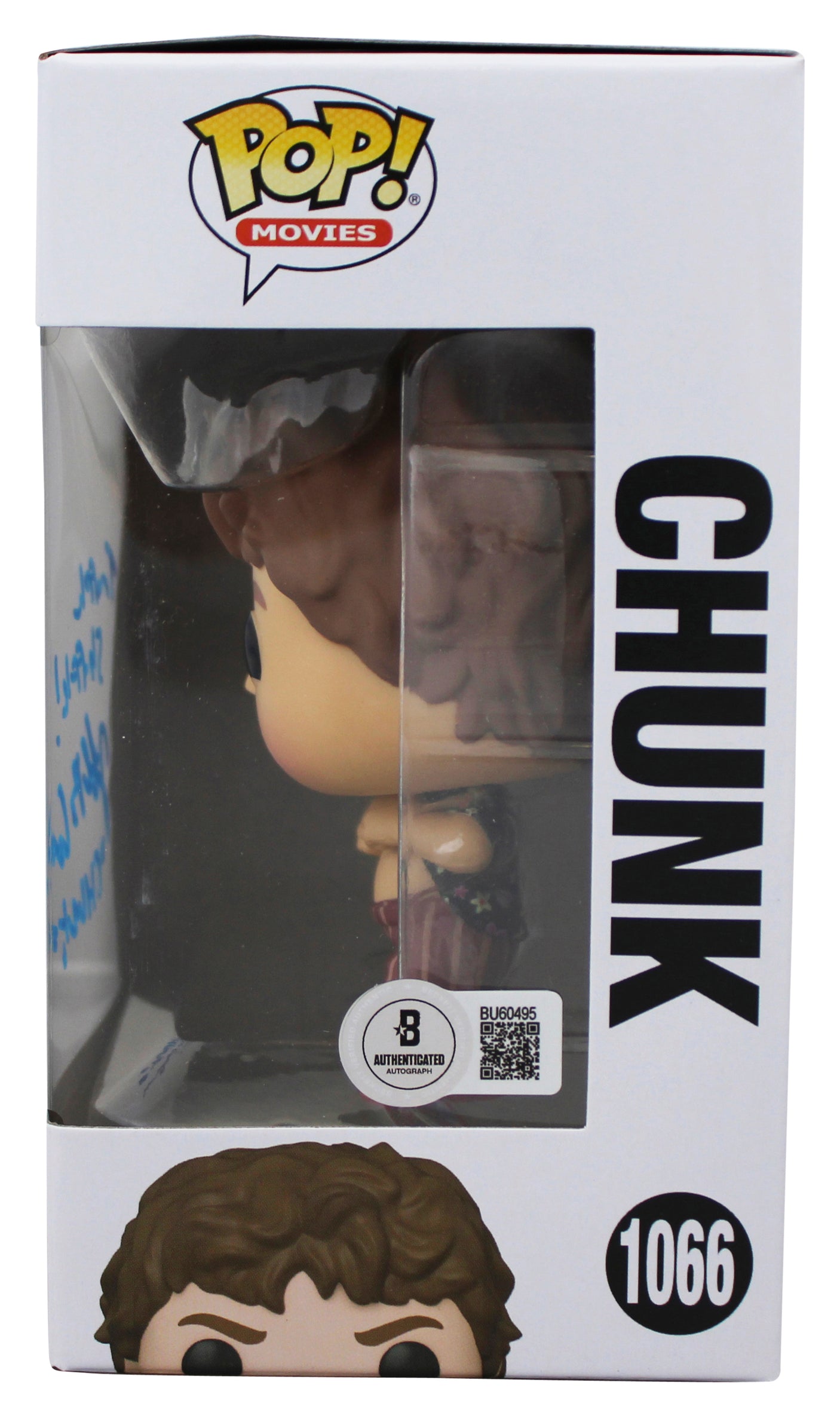 Jeff Cohen The Goonies "2x Insc" Signed #1066 Funko Pop Figure BAS #BU60495