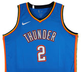 Thunder Shai Gilgeous-Alexander Signed Blue Nike Icon Edition Jersey BAS