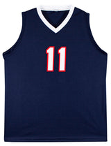 Lithuania Domantas Sabonis Signed Navy Blue Pro Style Jersey BAS Witnessed