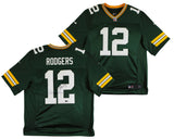 Packers Aaron Rodgers Authentic Signed Green Nike Jersey Autographed BAS