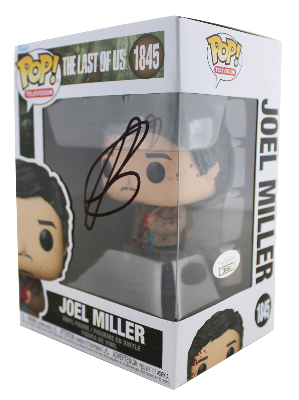 Troy Baker Signed Joel Miller The Last Of Us #1845 Funko Pop Vinyl Figure JSA