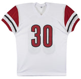 Austin Ekeler Authentic Signed White Procut Style Jersey BAS Witnessed