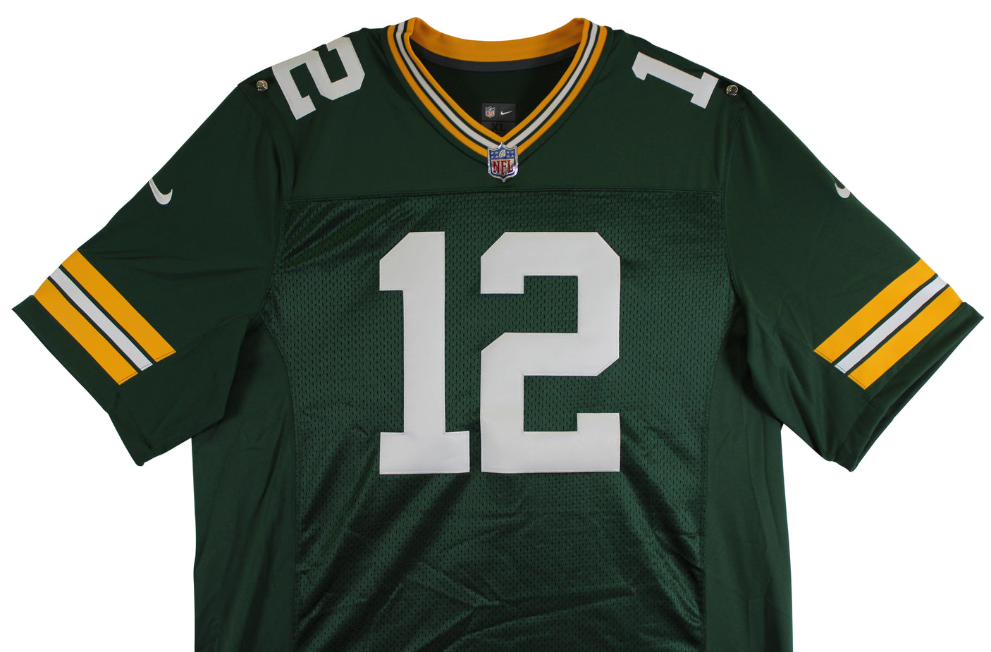 Packers Aaron Rodgers Authentic Signed Green Nike Jersey Autographed BAS