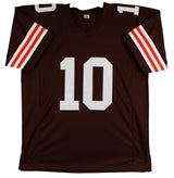Quinshon Judkins Authentic Signed Brown Pro Style Jersey BAS Witnessed