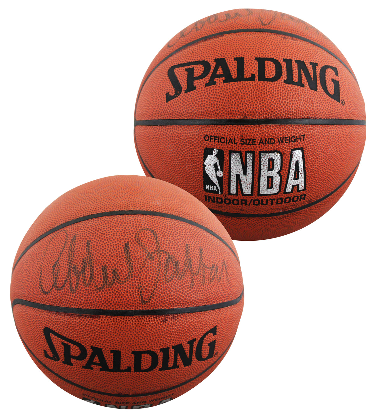 Lakers Kareem Abdul-Jabbar Authentic Signed Spalding I/O Basketball JSA #CS73767