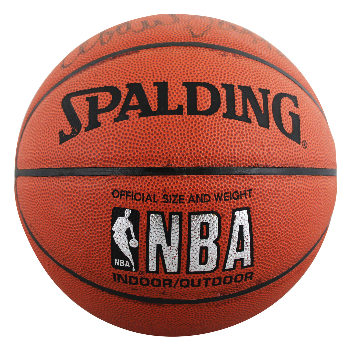 Lakers Kareem Abdul-Jabbar Authentic Signed Spalding I/O Basketball JSA #CS73767