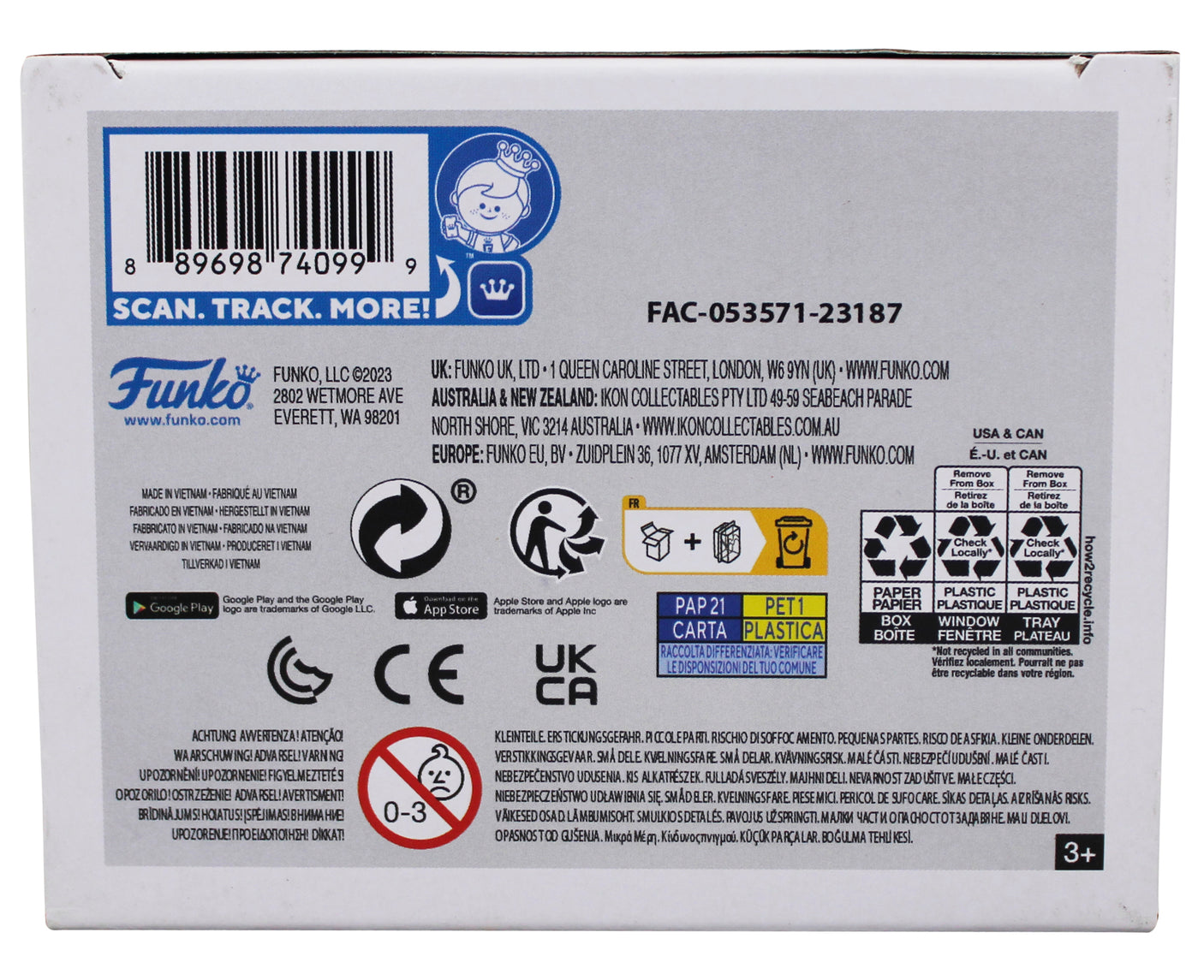 Chukwudi Iwuji Guardians of the Galaxy Signed #1289 Funko Pop Vinyl Figure BAS