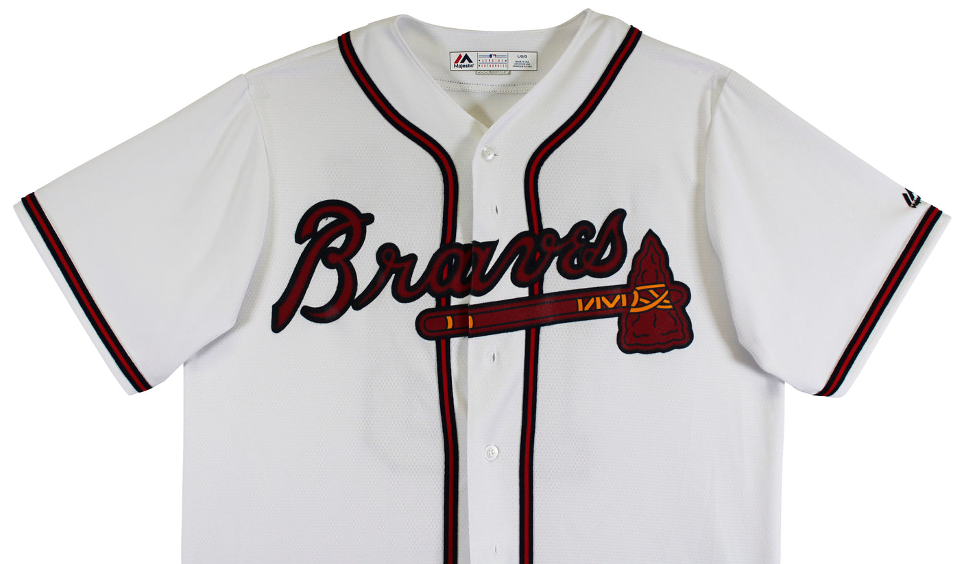 Braves Ronald Acuna Jr. Signed White Majestic Cool Base Jersey JSA W #WIT196166