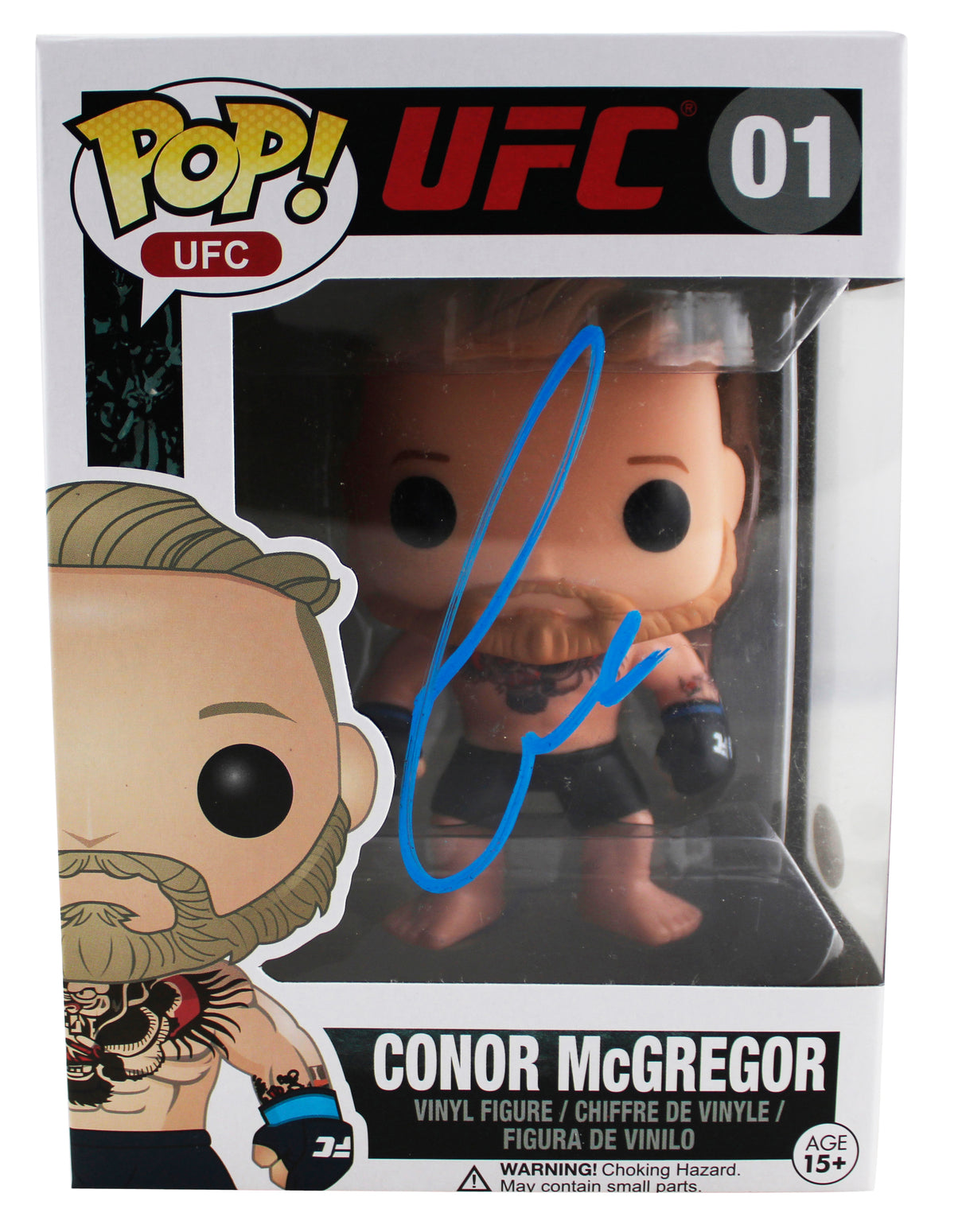 Conor McGregor Authentic Signed MMA #01 Funko Pop Vinyl Figure JSA #AN49326